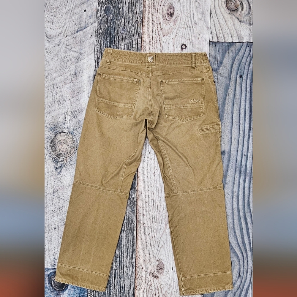 Kuhl Ryder Vintage Patina Dye Pants Men's Size 34x30 Canvas Hiking Adventure - Picture 13 of 14